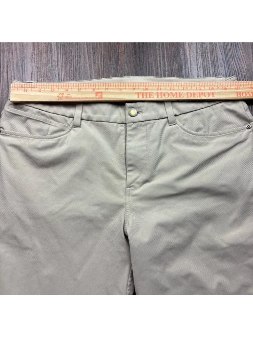 Lululemon Pants Mens 34x28 Khaki ABC Classic Fit Warpstream 5 Pocket Preppy